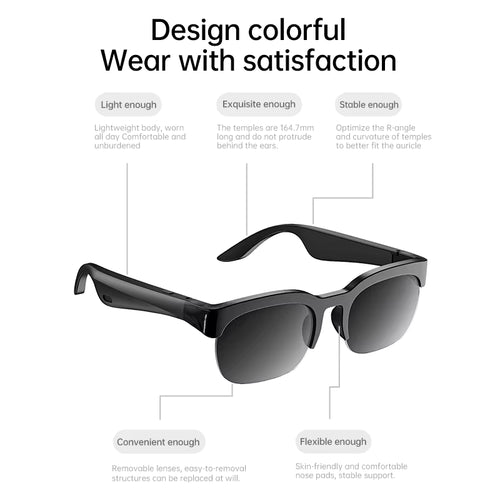XG89 Smart Bluetooth Sunglasses – Wireless Audio, Built-In Microphone & Hands-Free Calling